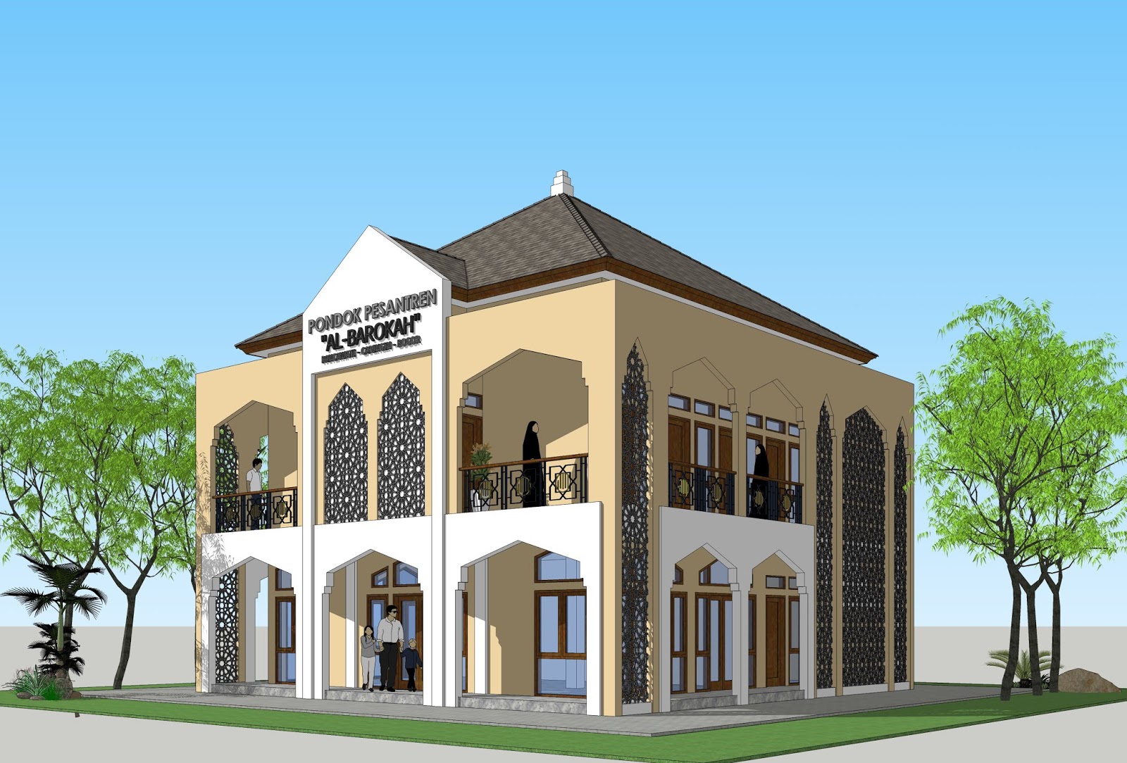 Detail Gambar Desain Pondok Pesantren Nomer 26