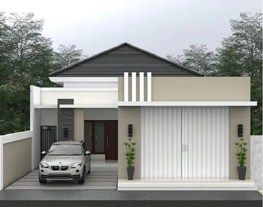 Detail Gambar Desain Ruko Minimalis 1 Lantai Nomer 18