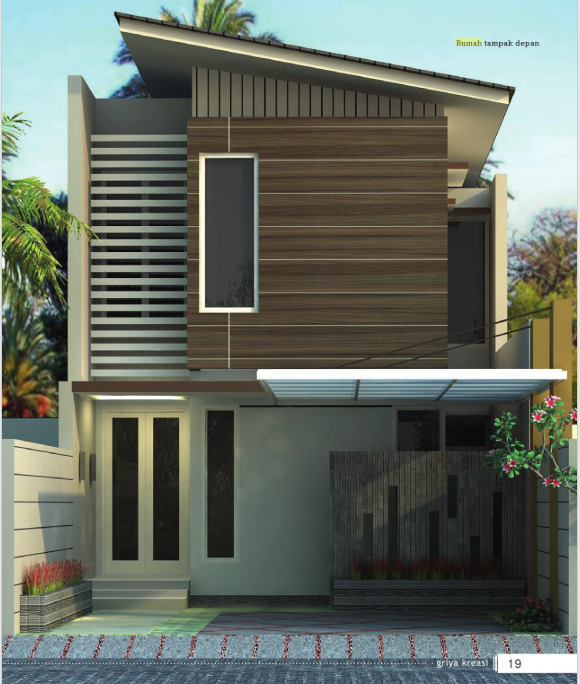 Detail Gambar Desain Rumah 2 Arah Nomer 21