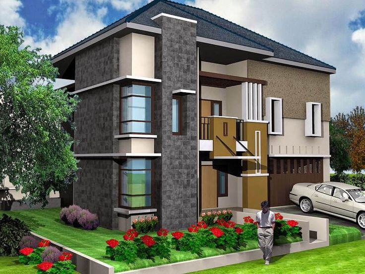 Detail Gambar Desain Rumah 2 Arah Nomer 23