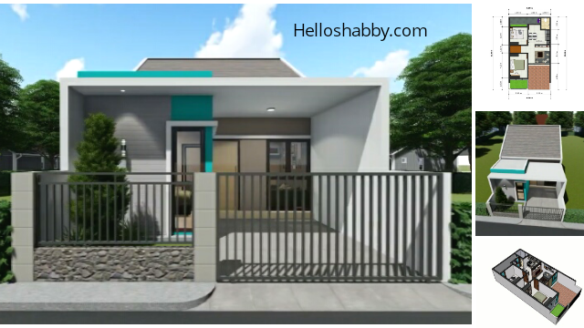 Detail Gambar Desain Rumah 2 Arah Nomer 28