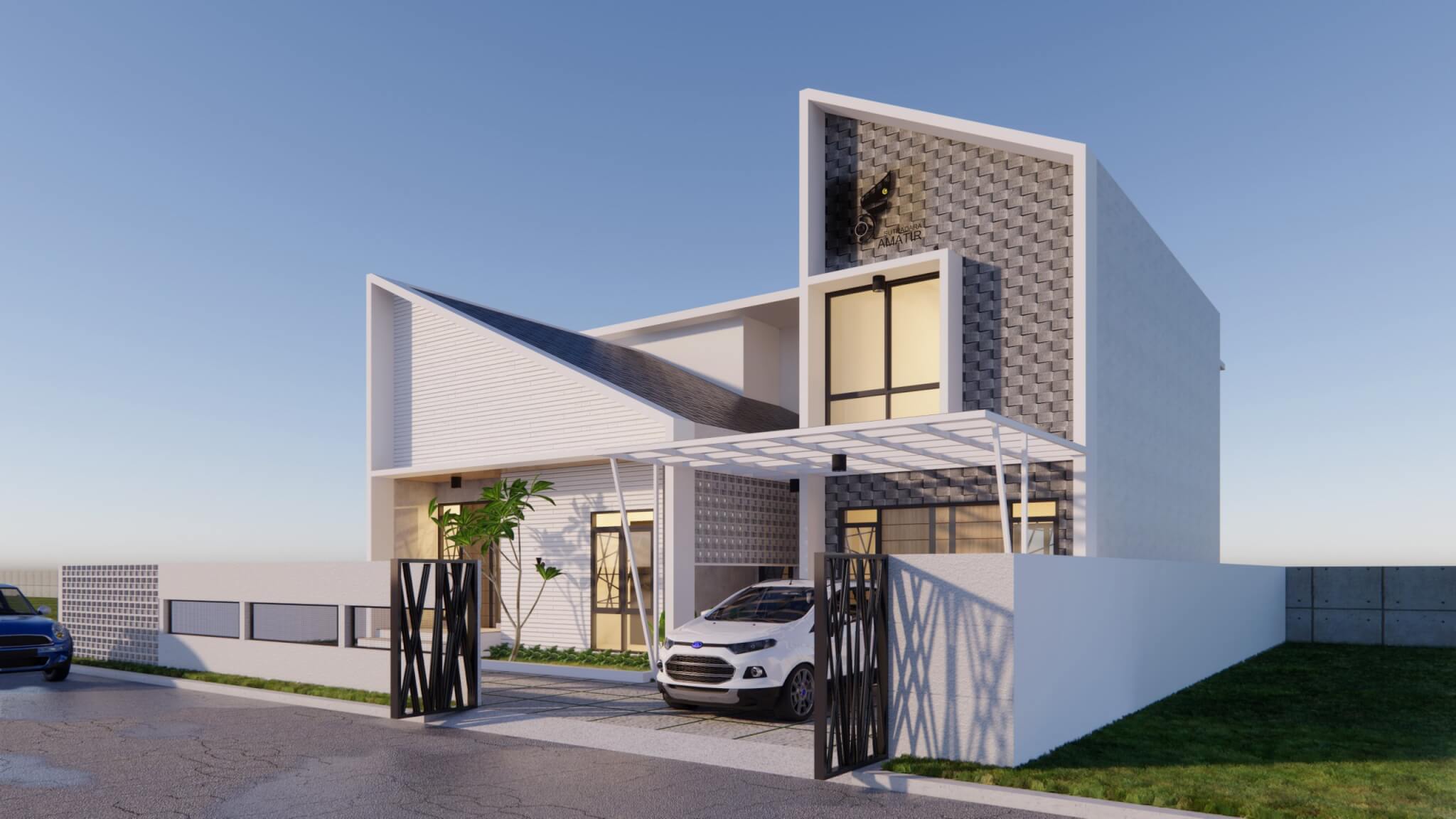 Detail Gambar Desain Rumah Minimalis Modern Nomer 50