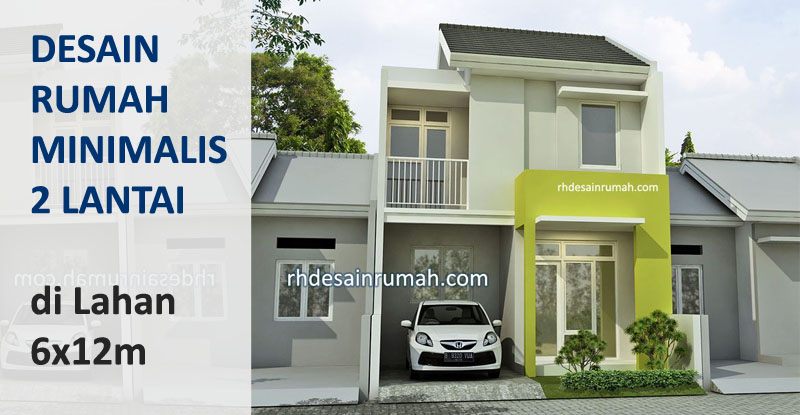 Detail Gambar Desain Rumah Minimalis Tingkat 2 Ukuran 6x12m Nomer 6