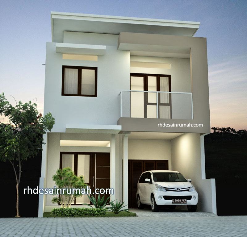 Detail Gambar Desain Rumah Minimalis Tingkat 2 Ukuran 6x12m Nomer 17