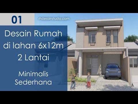 Detail Gambar Desain Rumah Minimalis Tingkat 2 Ukuran 6x12m Nomer 19