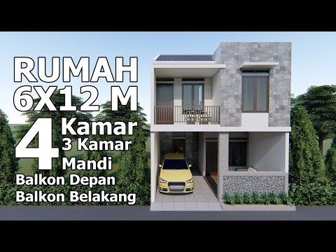 Detail Gambar Desain Rumah Minimalis Tingkat 2 Ukuran 6x12m Nomer 3