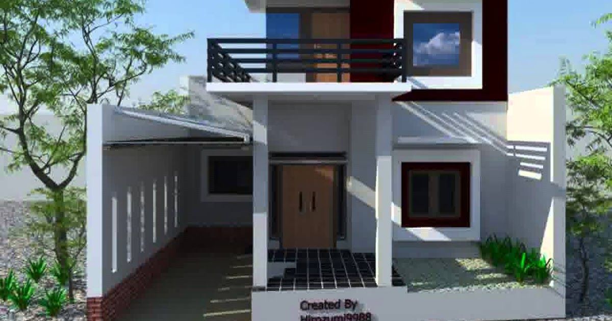 Detail Gambar Desain Rumah Minimalis Tingkat 2 Ukuran 6x12m Nomer 38