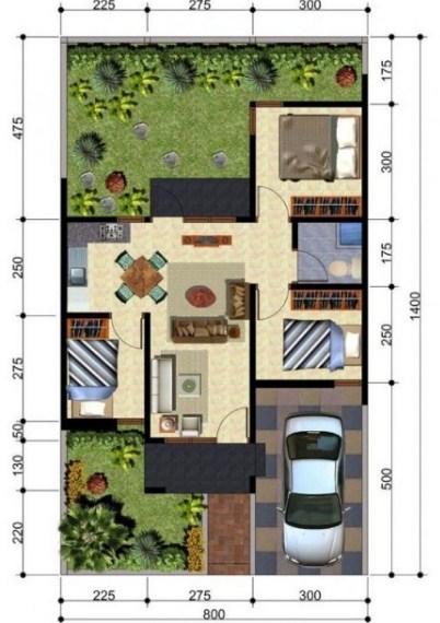 Detail Gambar Desain Rumah Minimalis Type 70 Nomer 17