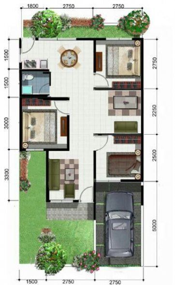 Detail Gambar Desain Rumah Minimalis Ukuran 7x12m Tingkat 2 Nomer 20