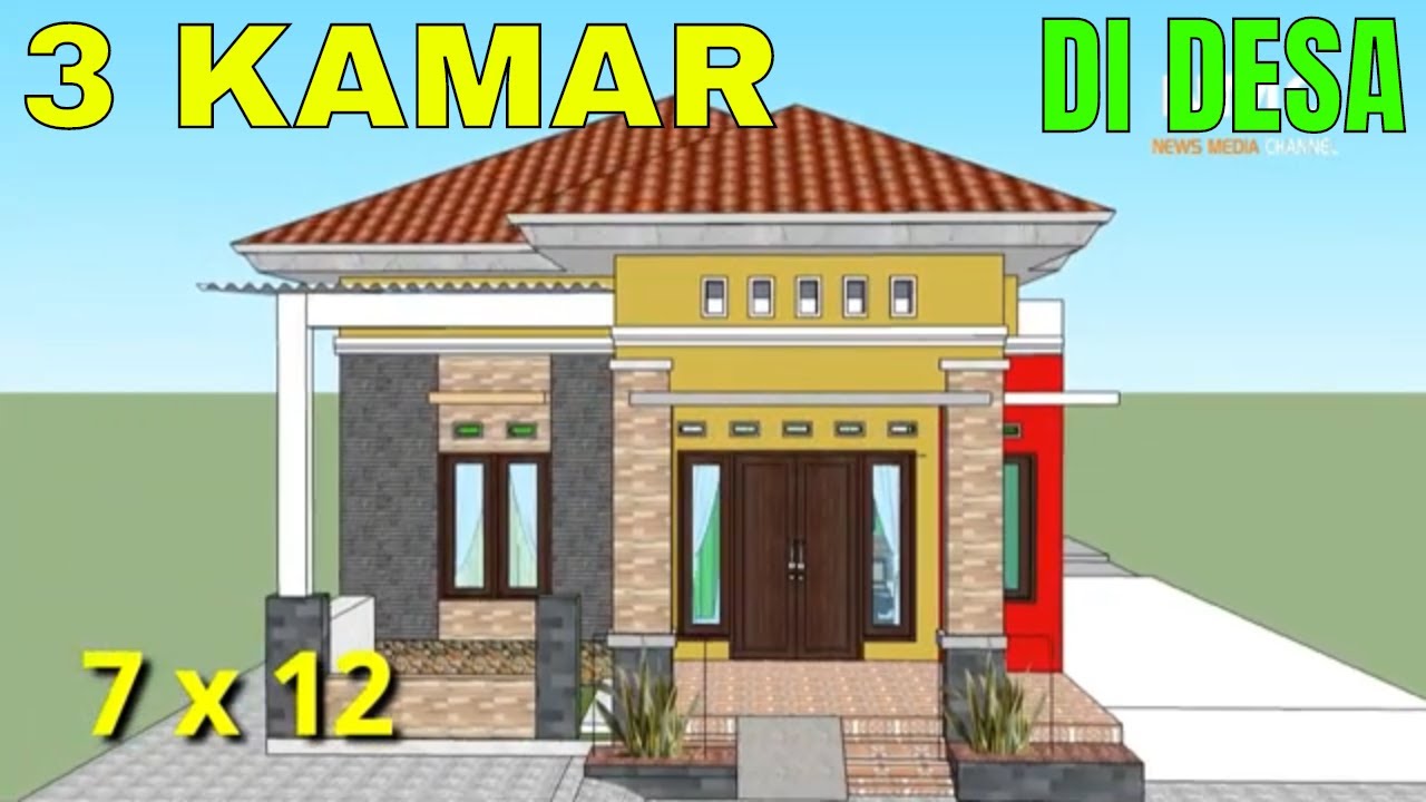 Detail Gambar Desain Rumah Minimalis Ukuran 7x12m Tingkat 2 Nomer 26