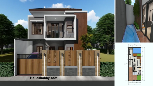 Detail Gambar Desain Rumah Minimalis Ukuran 7x12m Tingkat 2 Nomer 28