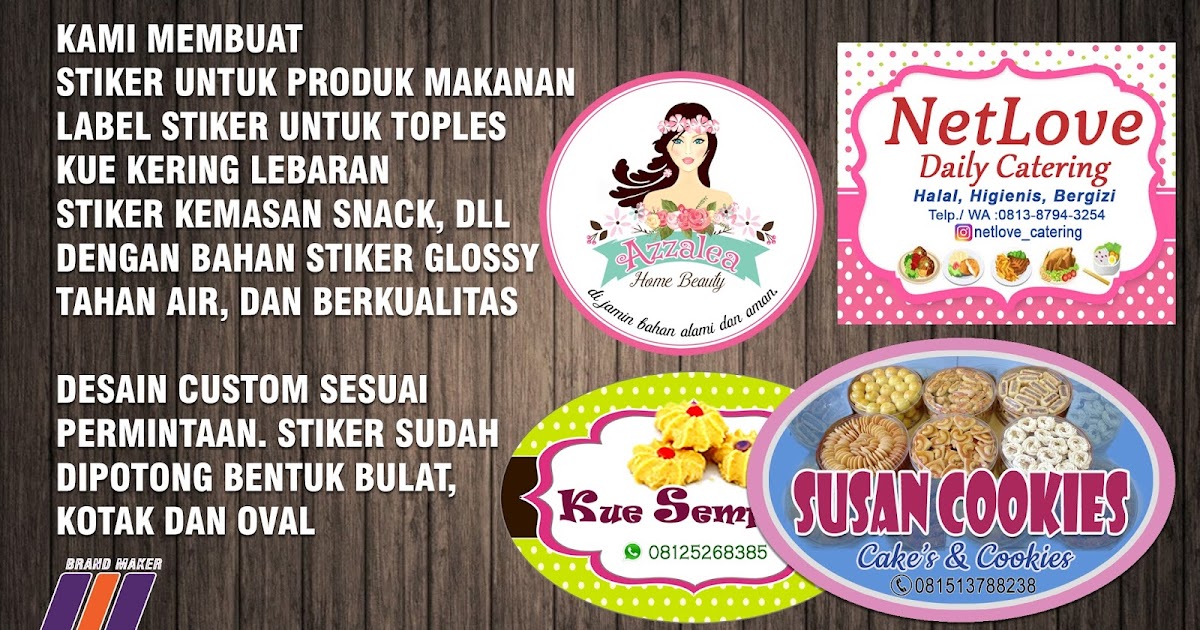 Detail Gambar Desain Stiker Makanan Nomer 35