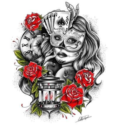 Detail Gambar Desain Tato Nomer 44