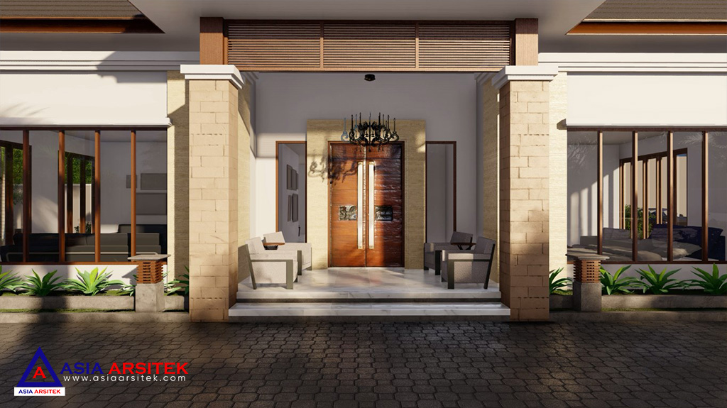 Detail Gambar Desain Teras Samping Gambar Rumah 1 Lantai Tropis Nomer 42