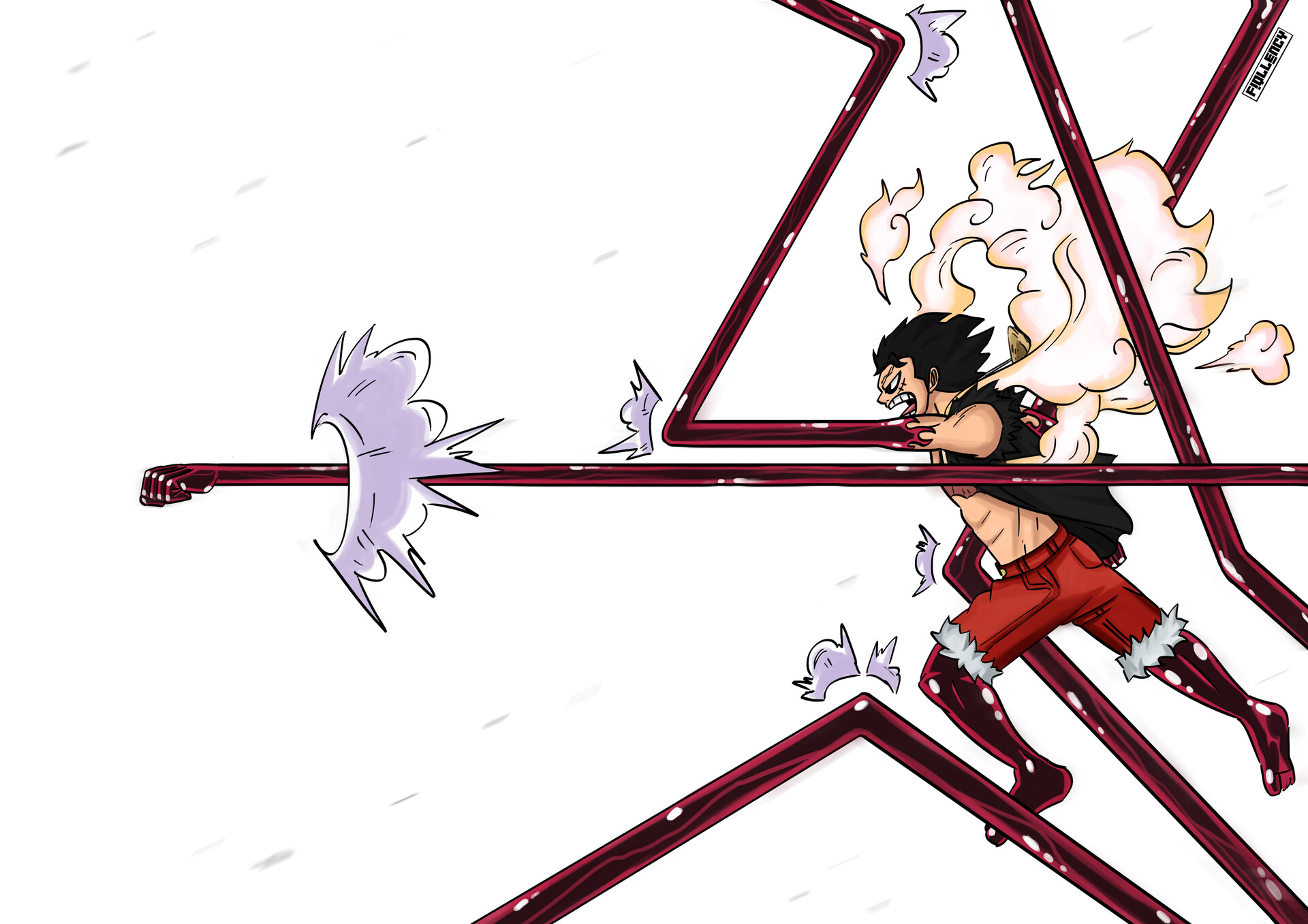 Detail Luffy Snake Man Fan Art Nomer 2