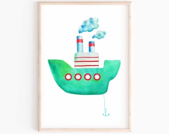 Detail Boot Zeichnen Kinder Nomer 17