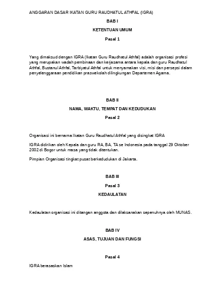 Detail Contoh Anggaran Dasar Nomer 25