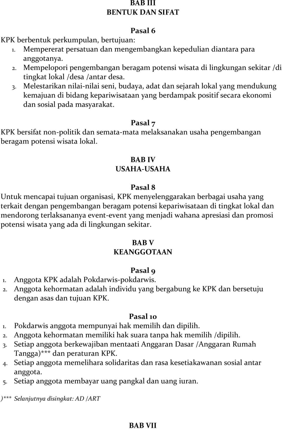 Detail Contoh Anggaran Dasar Nomer 42