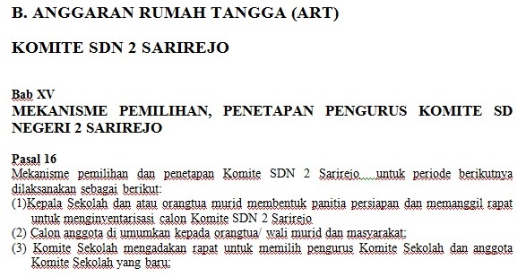 Detail Contoh Anggaran Dasar Dan Anggaran Rumah Tangga Yayasan Nomer 40