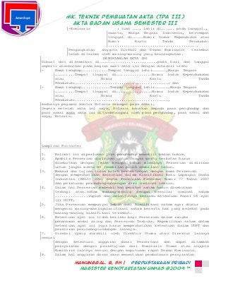 Detail Contoh Anggaran Dasar Perusahaan Nomer 38