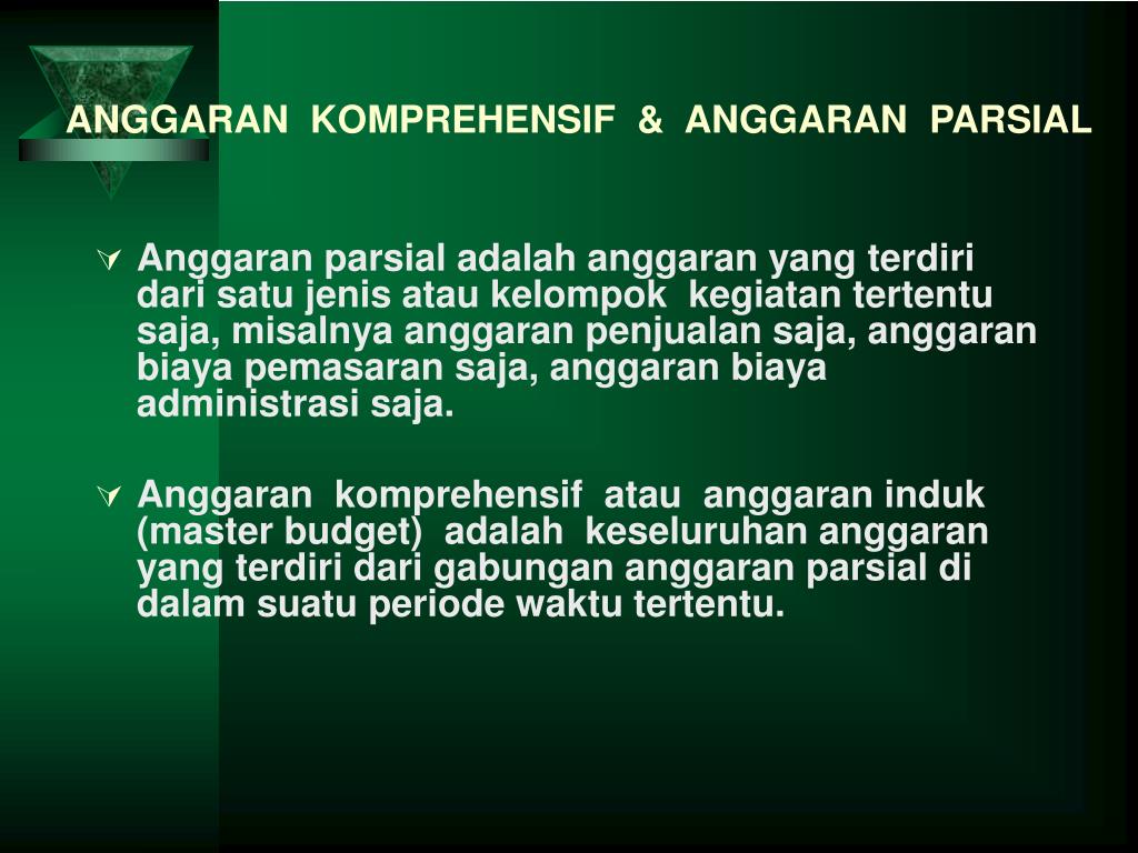 Detail Contoh Anggaran Komprehensif Nomer 42