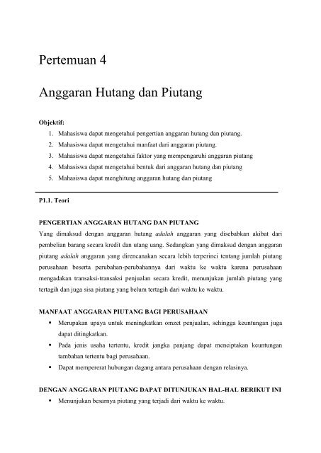 Detail Contoh Anggaran Piutang Nomer 35