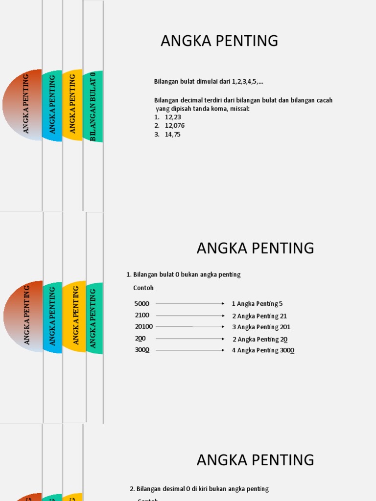 Detail Contoh Angka Penting Nomer 50