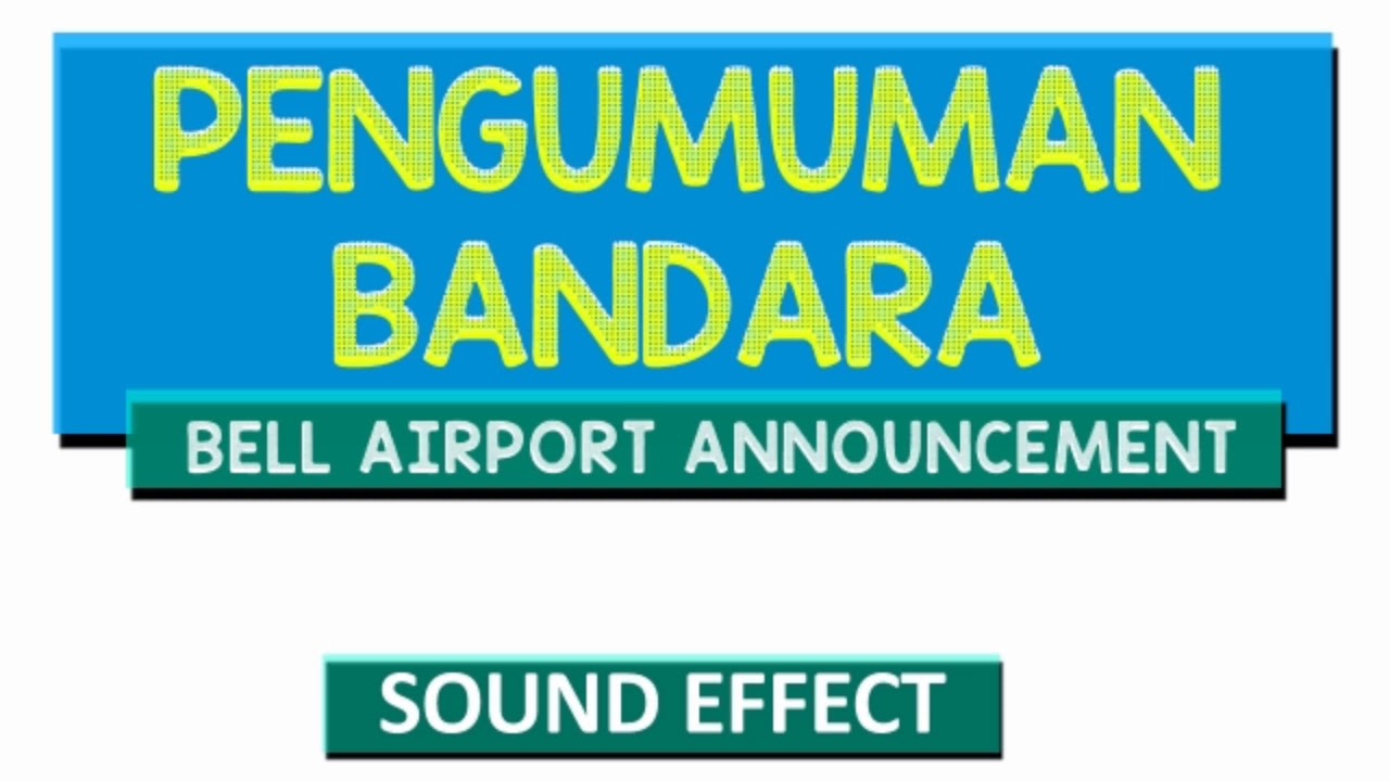 Detail Contoh Announcement Di Bandara Nomer 38