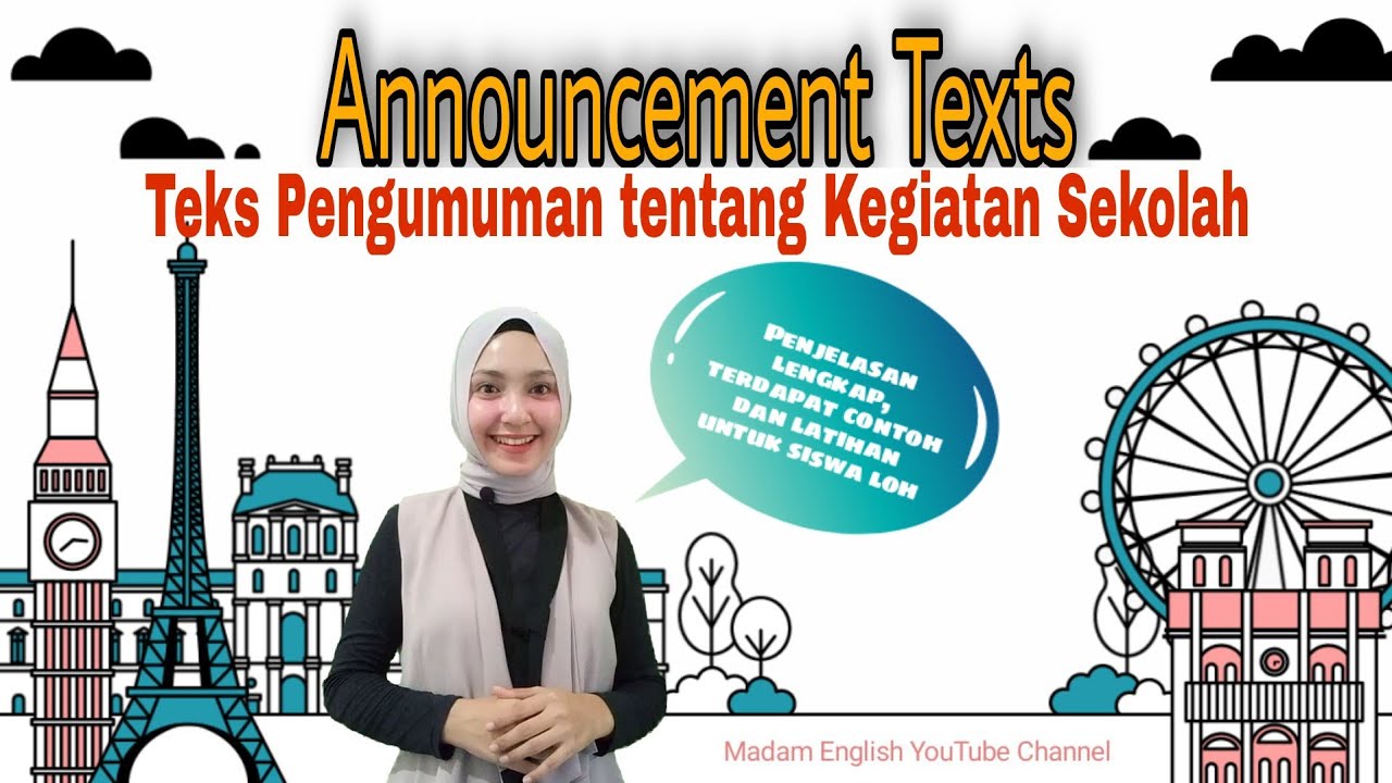 Detail Contoh Announcement Di Sekolah Nomer 35