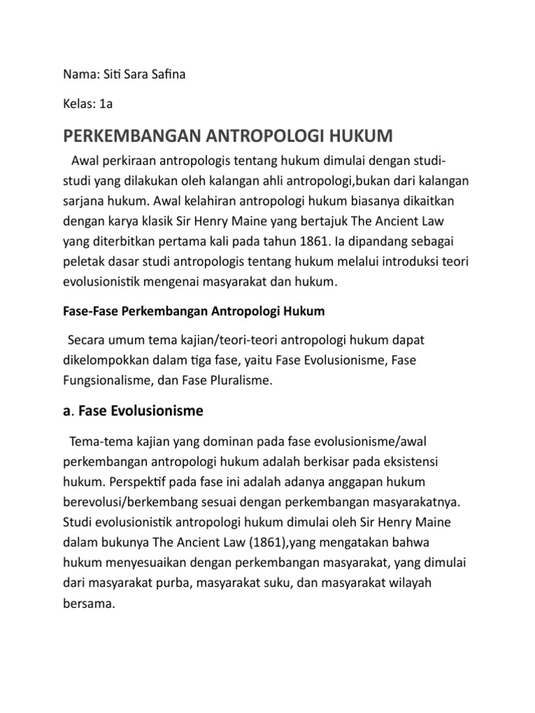 Detail Contoh Antropologi Hukum Nomer 16