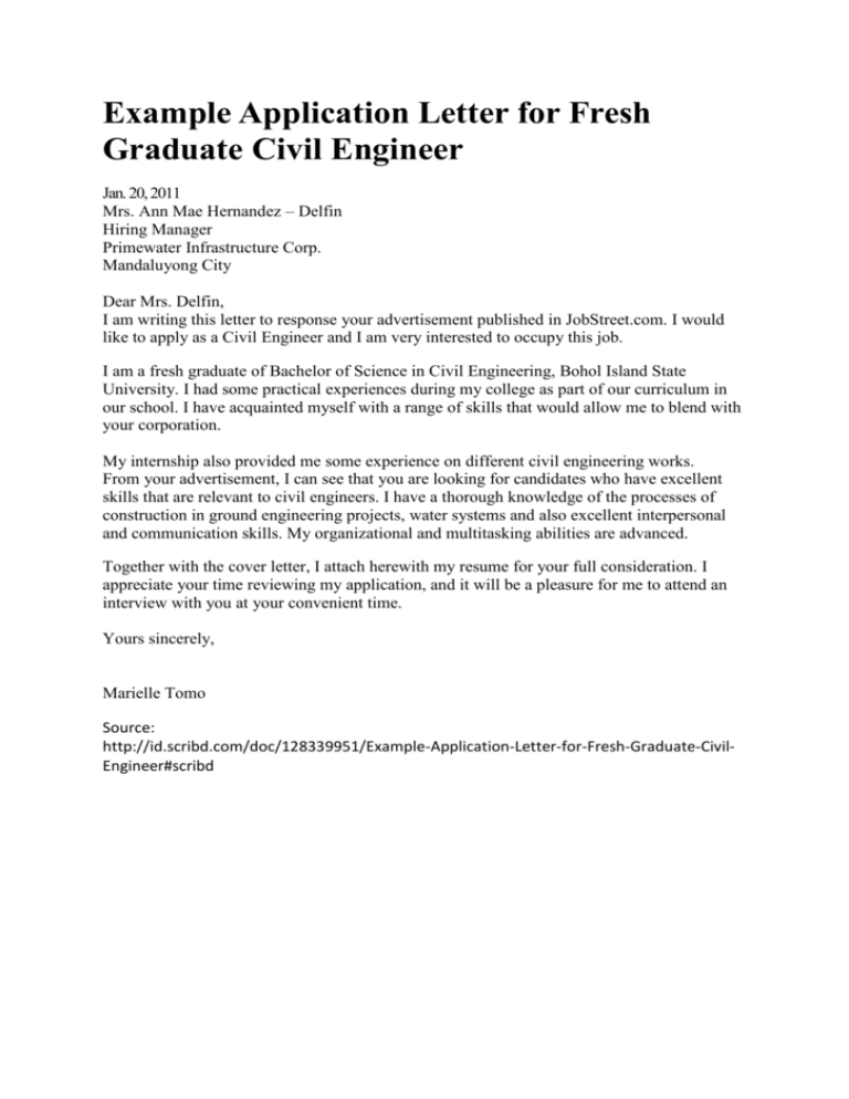 Detail Contoh Application Letter Nomer 36