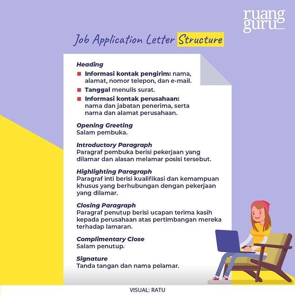 Detail Contoh Application Letter Dan Strukturnya Nomer 14