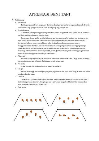 Detail Contoh Apresiasi Seni Tari Nomer 11