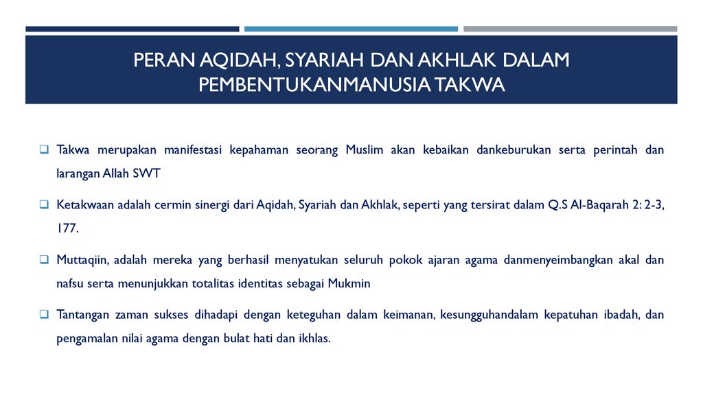 Detail Contoh Aqidah Syariah Dan Akhlak Nomer 7