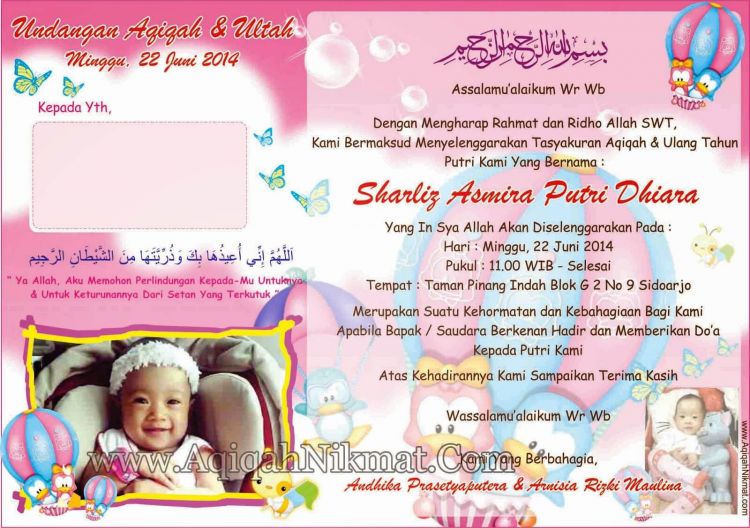 Detail Contoh Aqiqah Anak Laki Laki Nomer 36