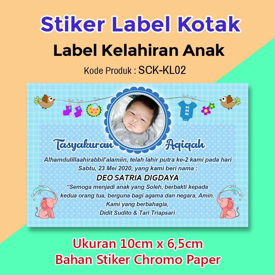 Detail Contoh Aqiqah Anak Laki Laki Nomer 8