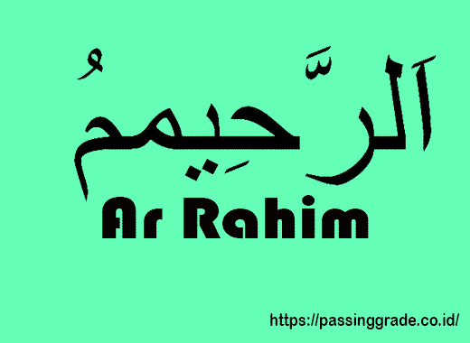 Detail Contoh Ar Rahim Nomer 5