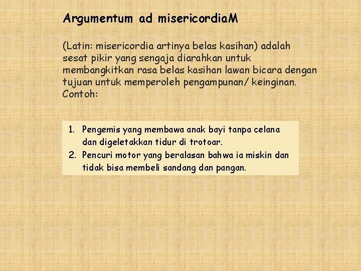 Detail Contoh Argumentum Ad Baculum Nomer 2