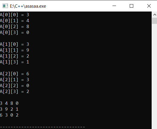 Detail Contoh Array 2 Dimensi Nomer 4