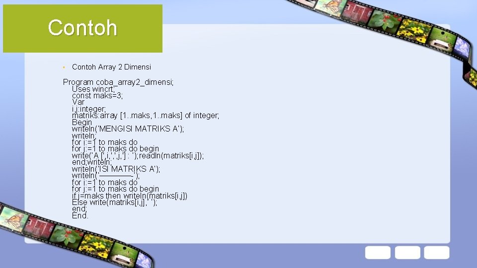 Detail Contoh Array 2 Dimensi Nomer 46