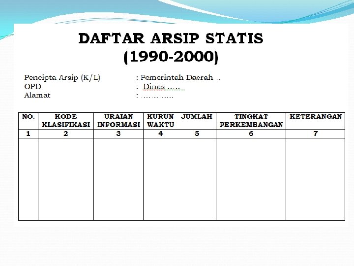 Detail Contoh Arsip Statis Nomer 5