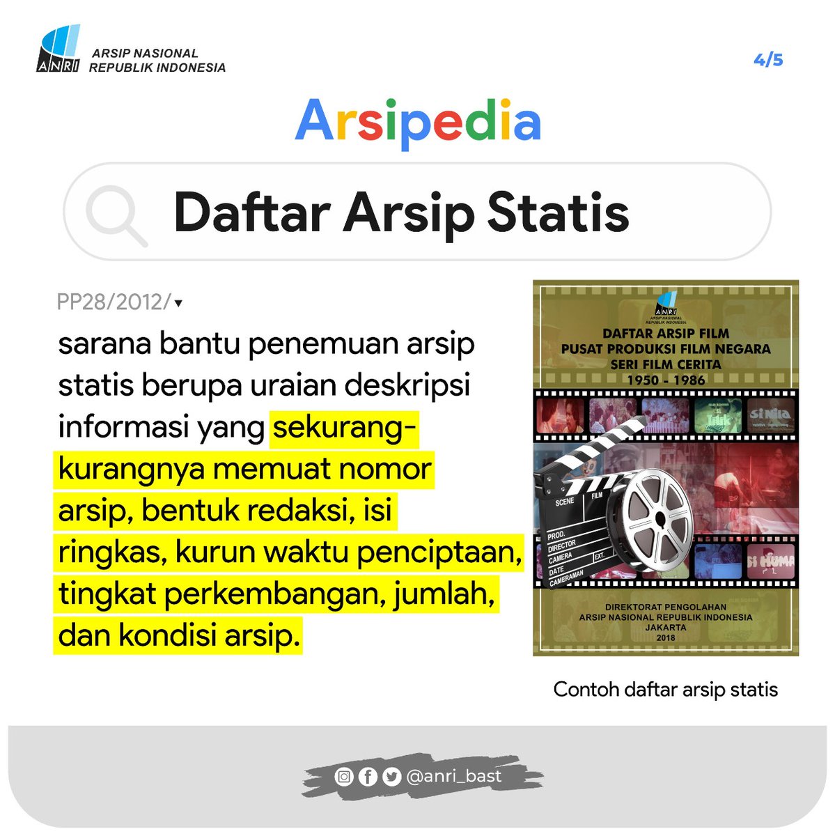 Detail Contoh Arsip Statis Nomer 22