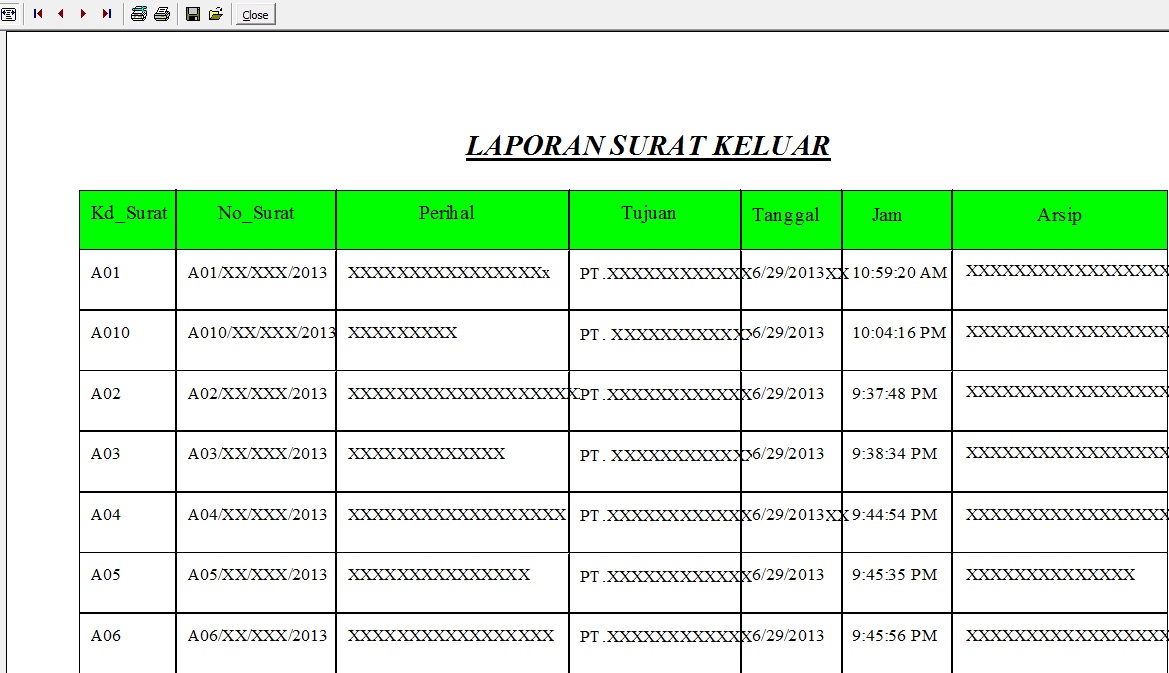 Detail Contoh Arsip Surat Nomer 5