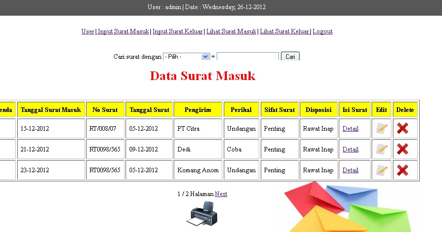 Contoh Arsip Surat Masuk Dan Keluar - KibrisPDR