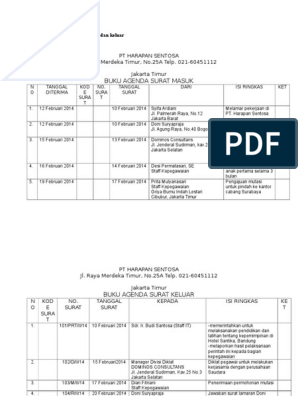 Detail Contoh Arsip Surat Masuk Dan Keluar Nomer 35