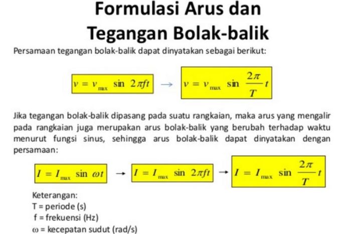 Detail Contoh Arus Bolak Balik Nomer 14