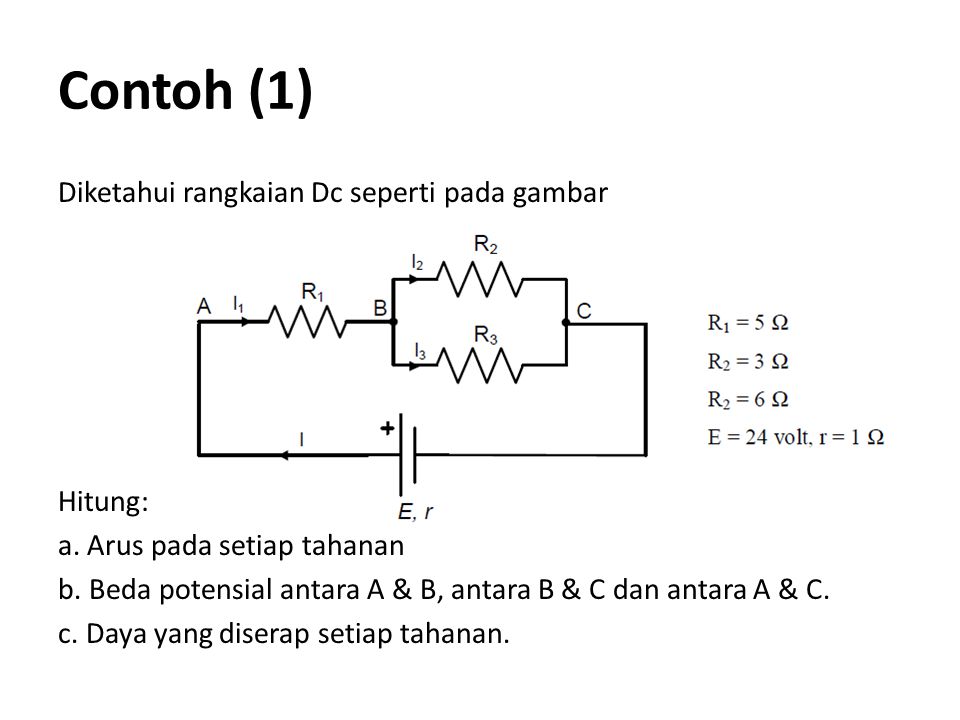 Detail Contoh Arus Searah Nomer 15