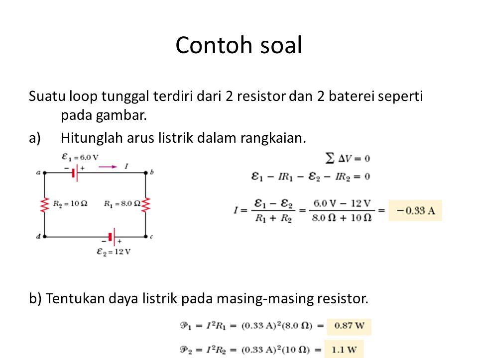 Detail Contoh Arus Searah Nomer 47