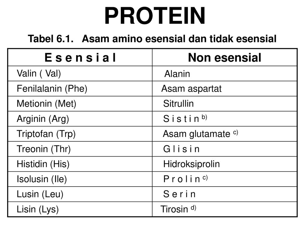 Detail Contoh Asam Amino Esensial Nomer 16