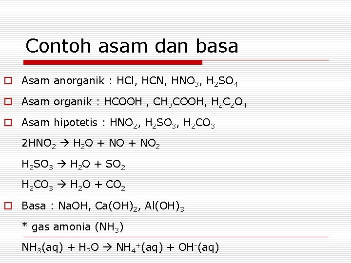 Detail Contoh Asam Anorganik Nomer 16